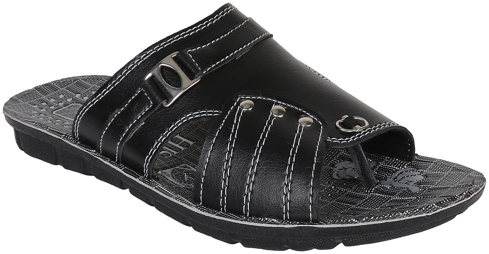 

BERSACHE Men Black Sandals