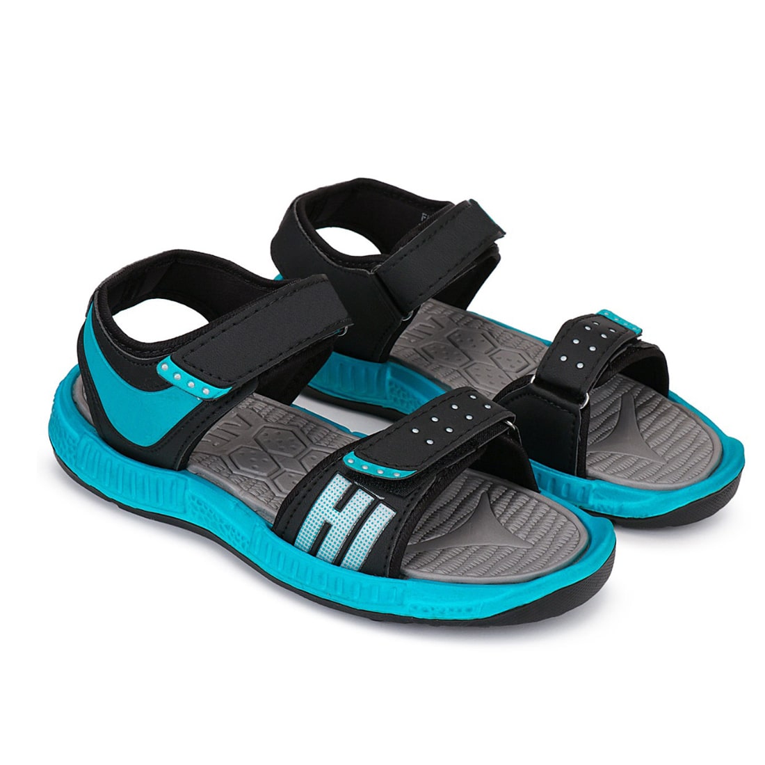 

BERSACHE Men Black Sandals