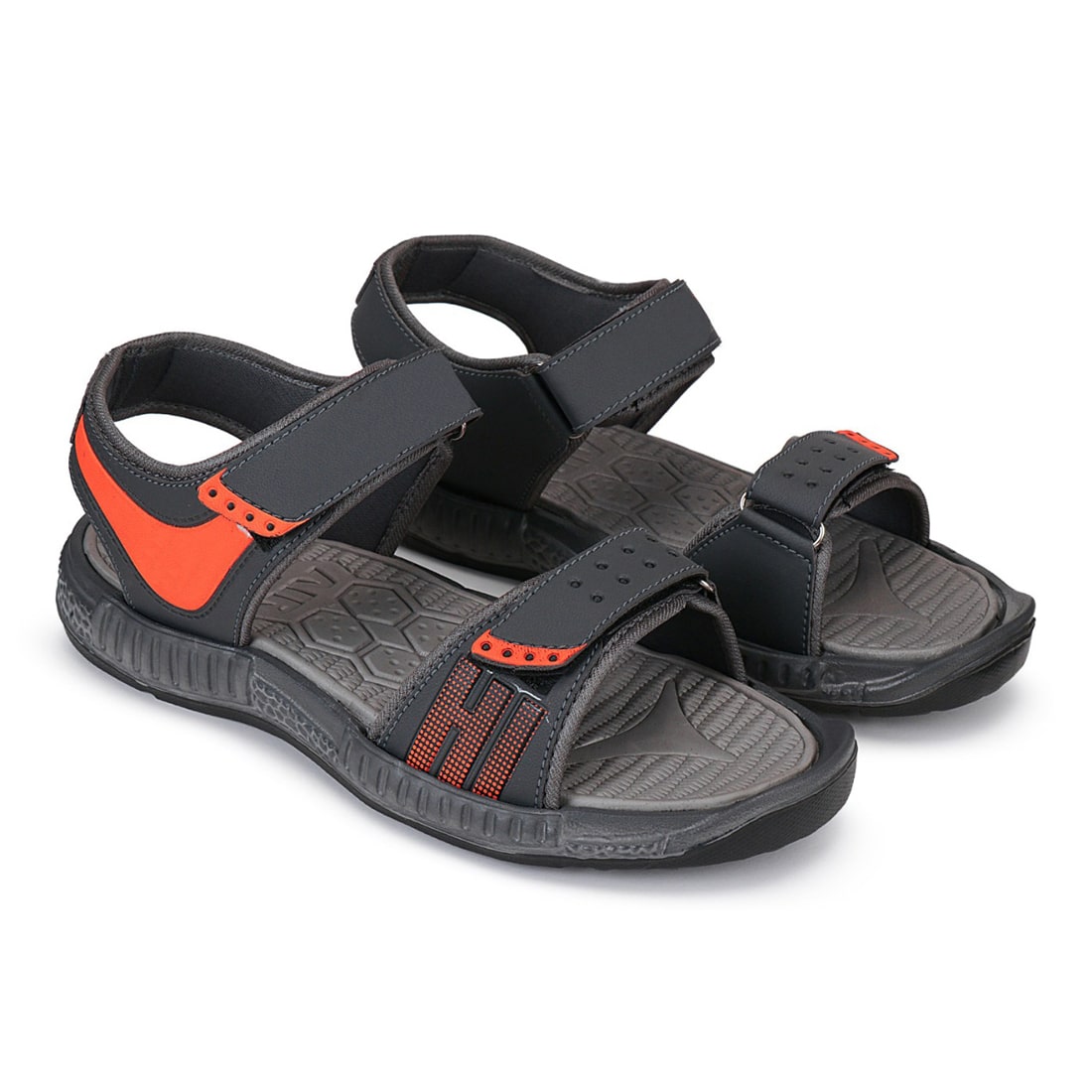 

BERSACHE Men Grey Sandals