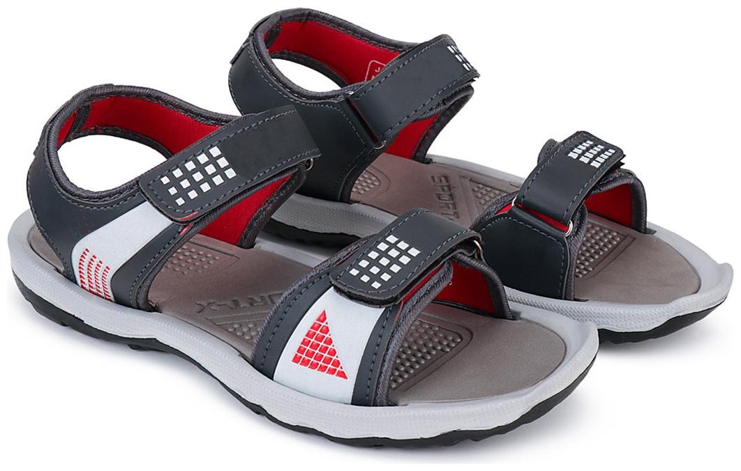 

BERSACHE Men Grey Sandals