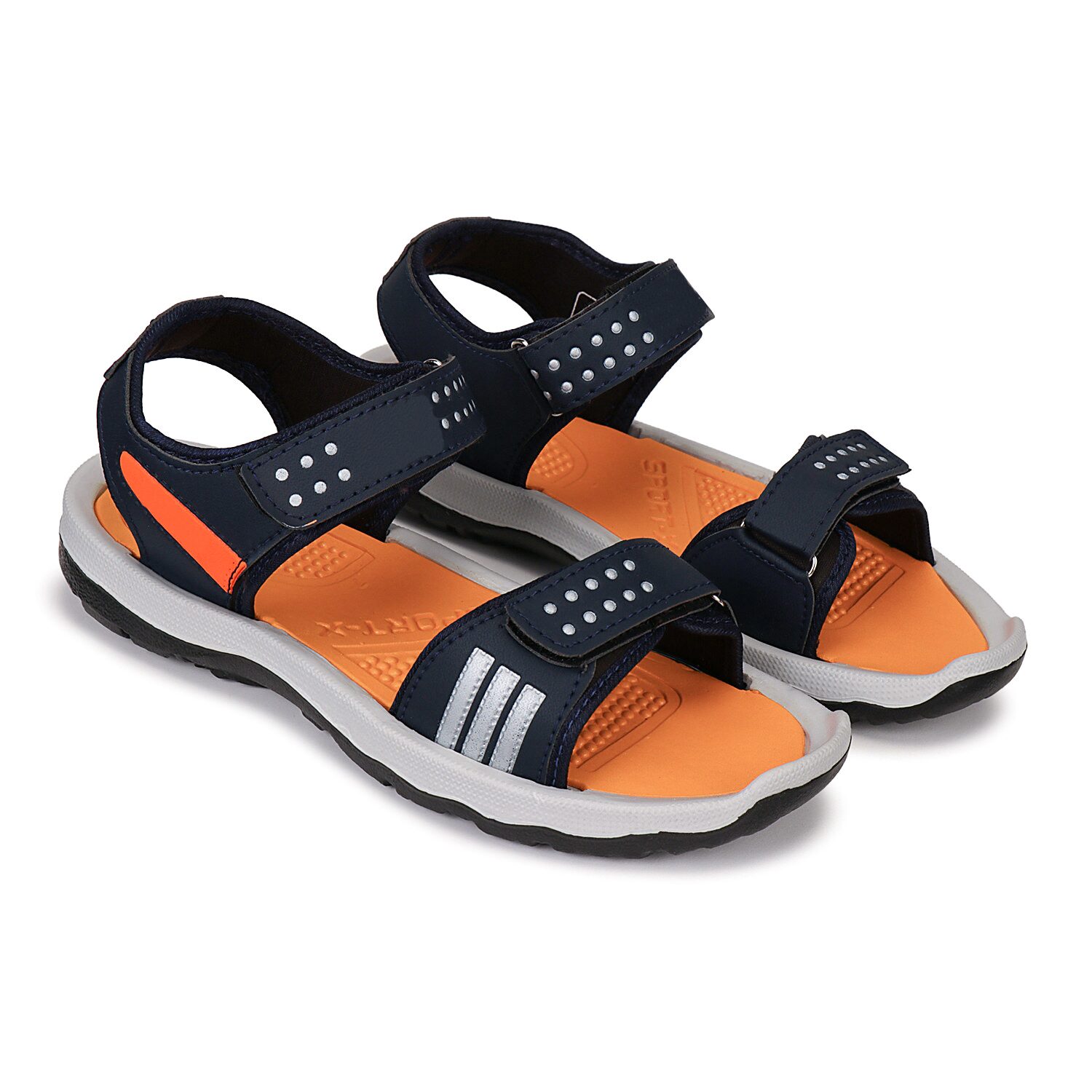 

BERSACHE Men Orange Sandals