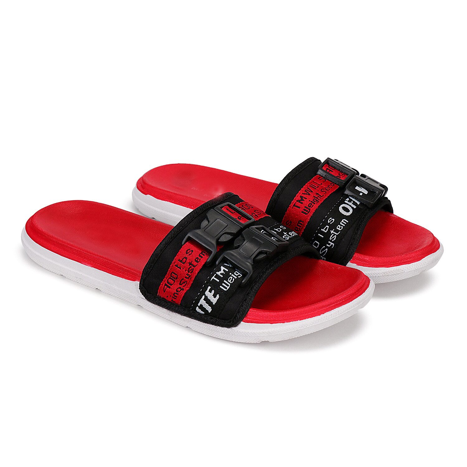 

BERSACHE Men Red Flip-Flops - 1 Pair