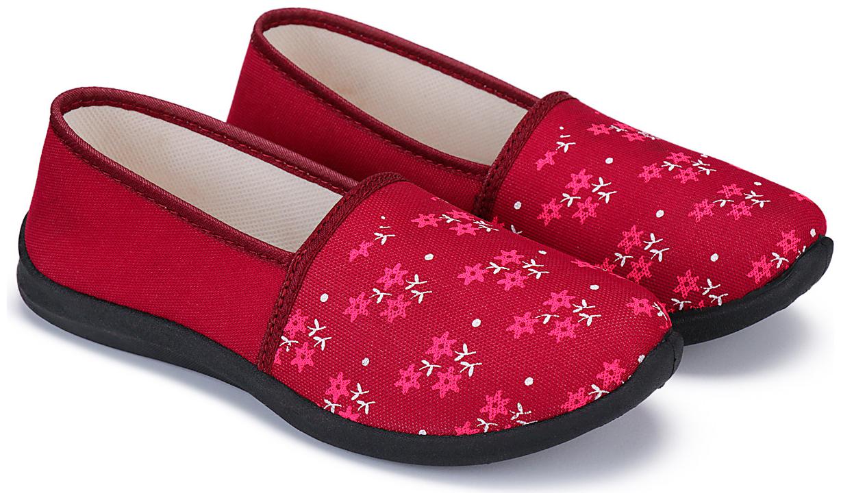 

BERSACHE Women Red Casual Shoes