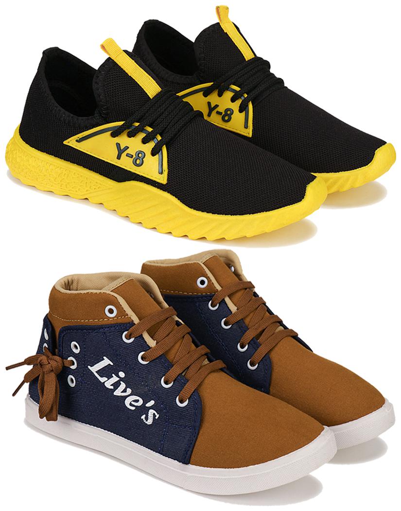 

BERSACHE Men Combo(O)-1635-678 Running Shoes ( Multi-Color )