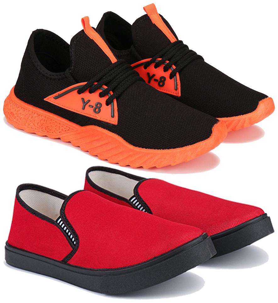 

BERSACHE Men Combo(O)-1634-1140 Running Shoes ( Multi-Color )