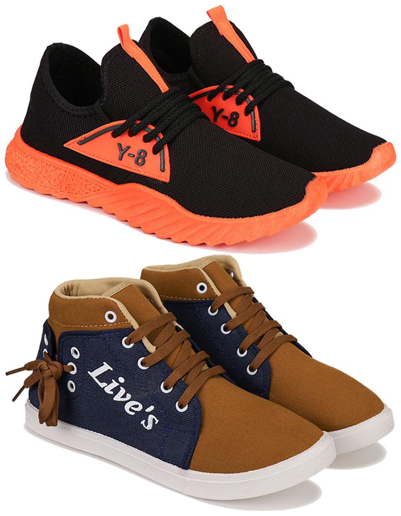 

BERSACHE Men Combo(O)-1634-678 Running Shoes ( Multi-Color )