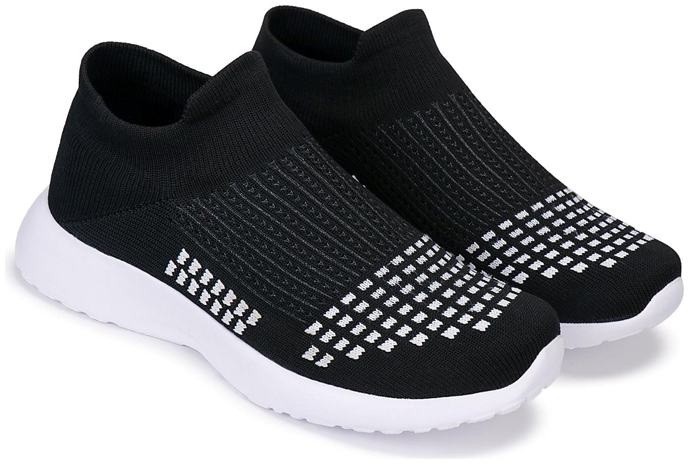 

BERSACHE Men Running Shoes ( Black )