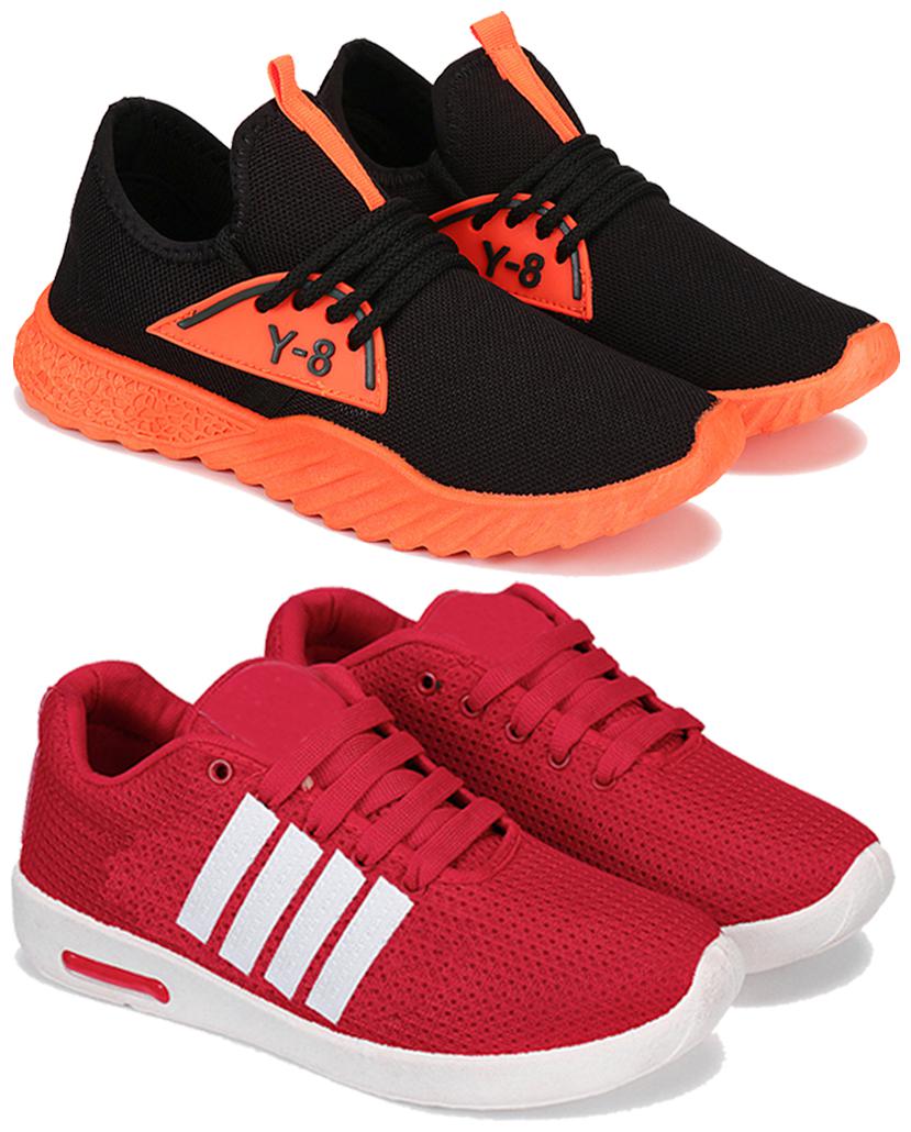 

BERSACHE Men Combo(O)-1634-1561 Running Shoes ( Multi-Color )
