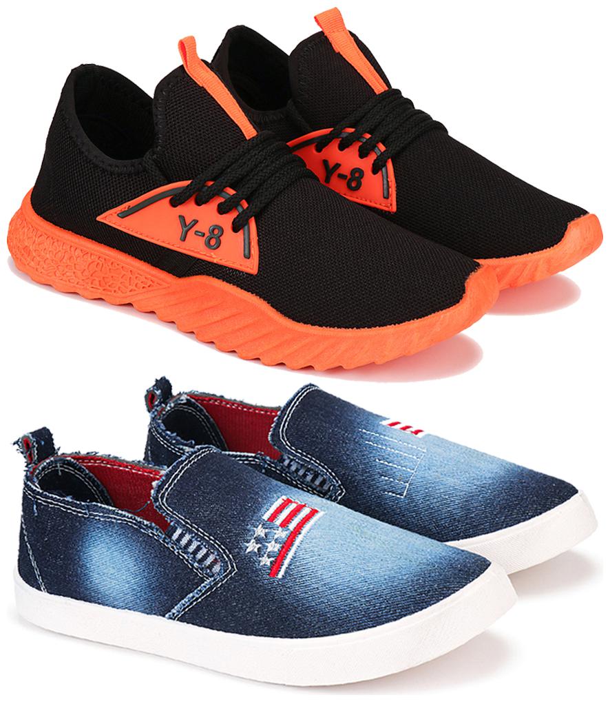 

BERSACHE Men Combo(O)-1634-1220 Running Shoes ( Multi-Color )