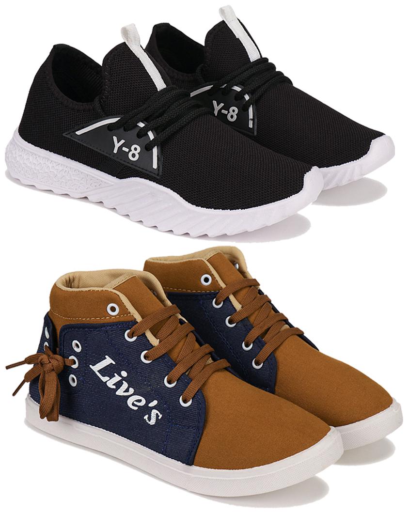 

BERSACHE Men Combo(O)-1633-678 Running Shoes ( Multi-Color )