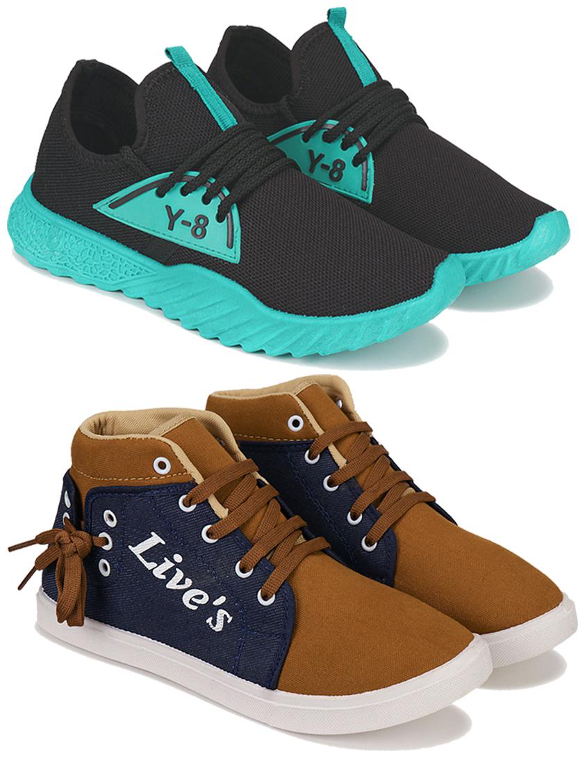

BERSACHE Men Combo(O)-1632-678 Running Shoes ( Multi-Color )