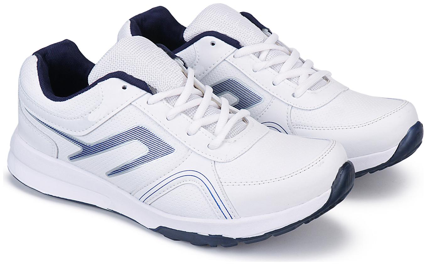 

BERSACHE Men Running Shoes ( White )