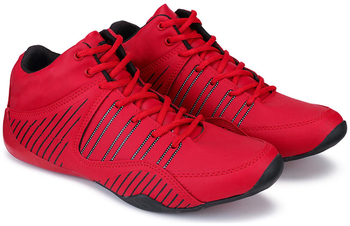 

BERSACHE Men Running Shoes ( Red )