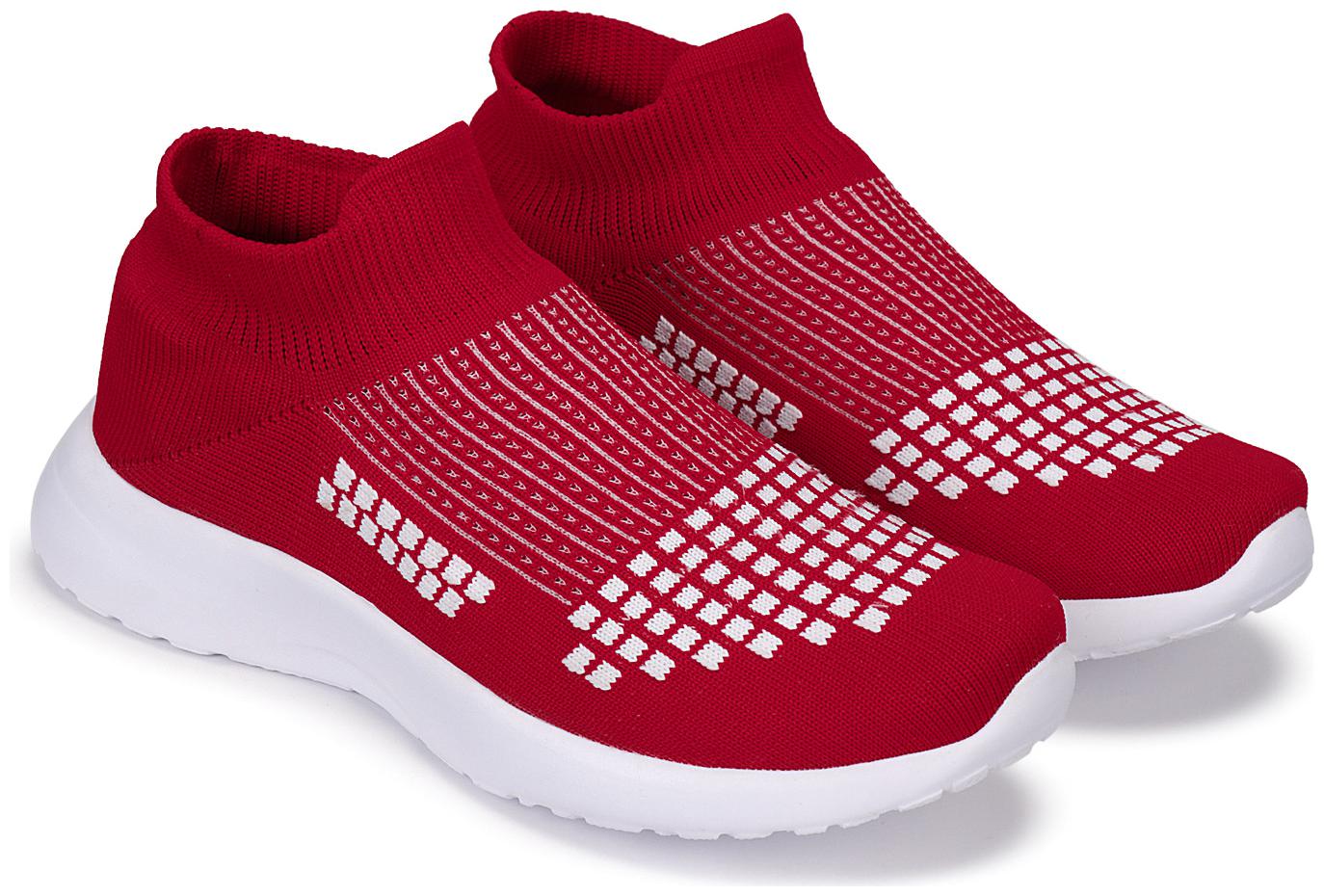 

BERSACHE Men Running Shoes ( Red )