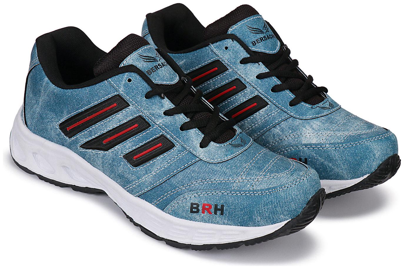 

BERSACHE Men Running Shoes ( Blue )