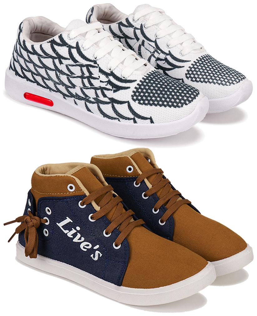 

BERSACHE Men Multicolor-1674-678 Running Shoes ( Multi-Color )