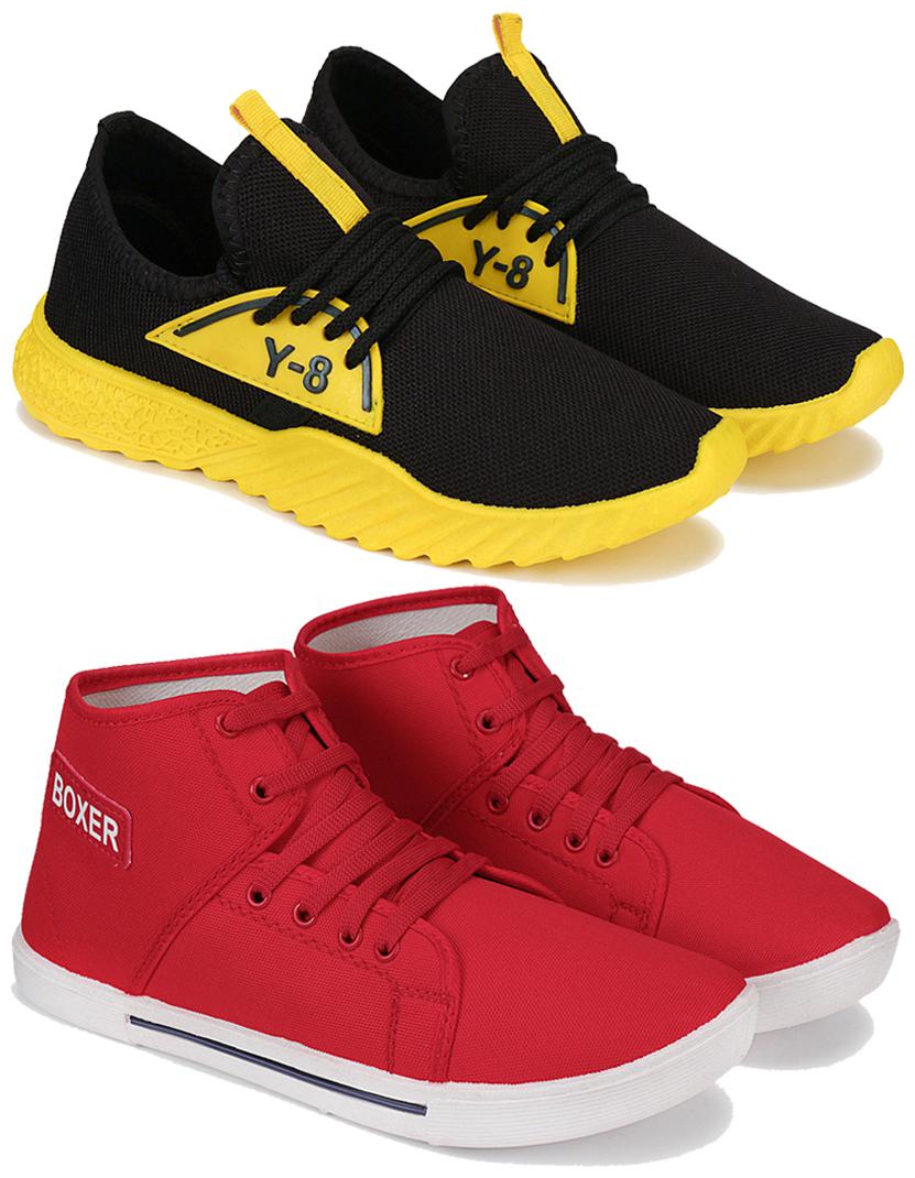 

BERSACHE Men Combo(O)-1635-1578 Running Shoes ( Multi-Color )