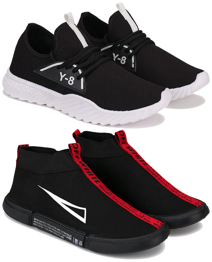 

BERSACHE Men Combo(O)-1633-1619 Running Shoes ( Multi-Color )