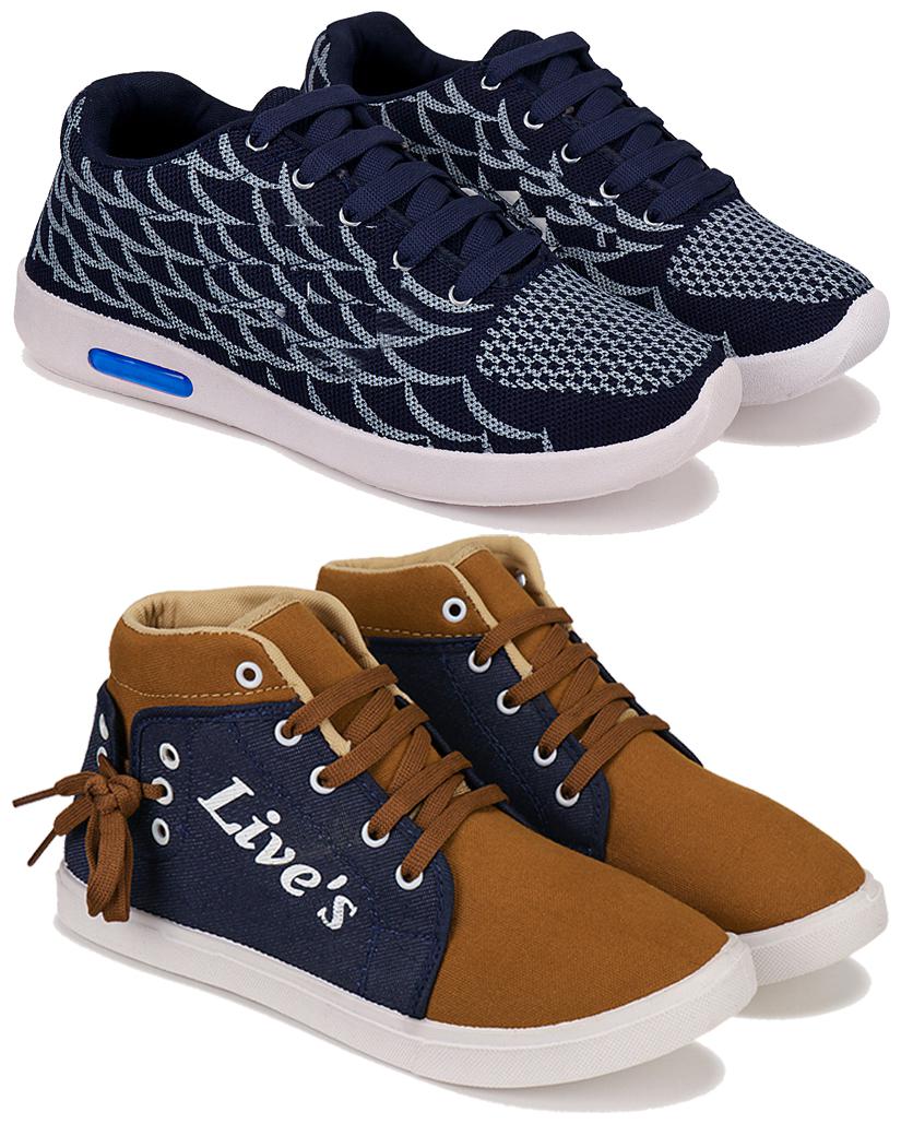 

BERSACHE Men Multicolor-1675-678 Running Shoes ( Multi-Color )