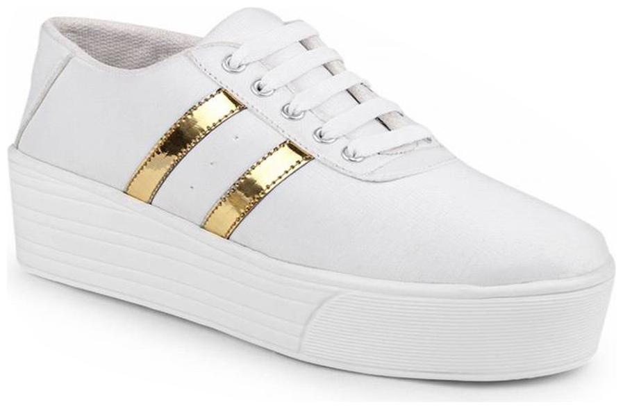 

Bersache Women White-993 Casual Sneakers Shoe