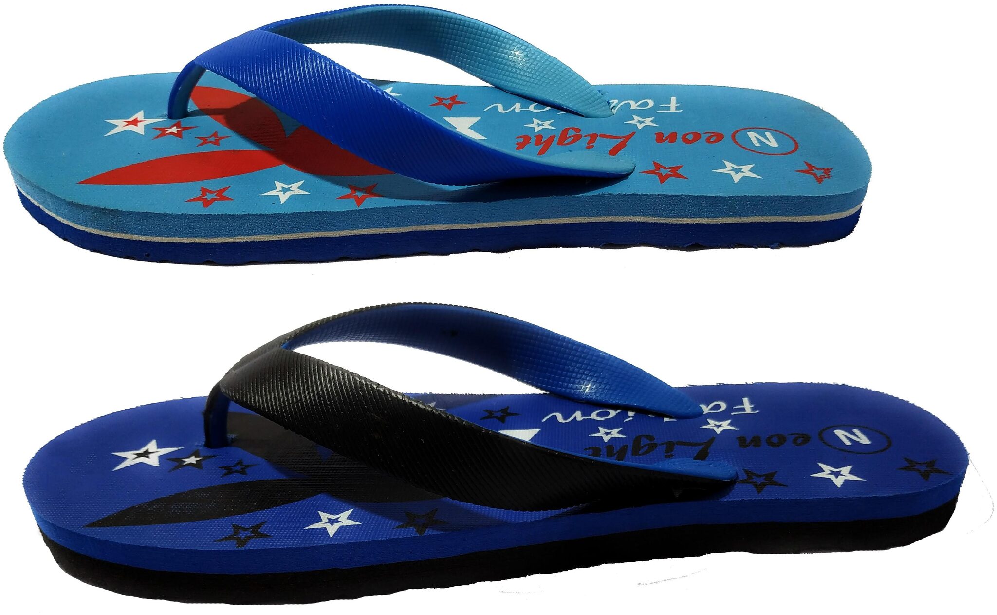 

Best Friends Forever Unisex Blue Indoor Slippers - 2 Pair