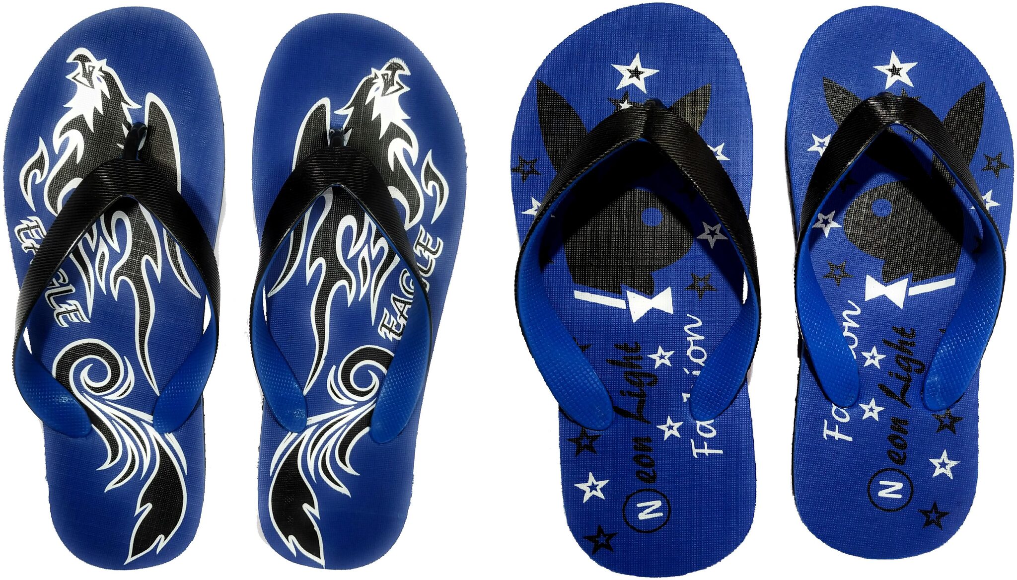 

Best Friends Forever Unisex Navy Blue Indoor Slippers - 2 Pair