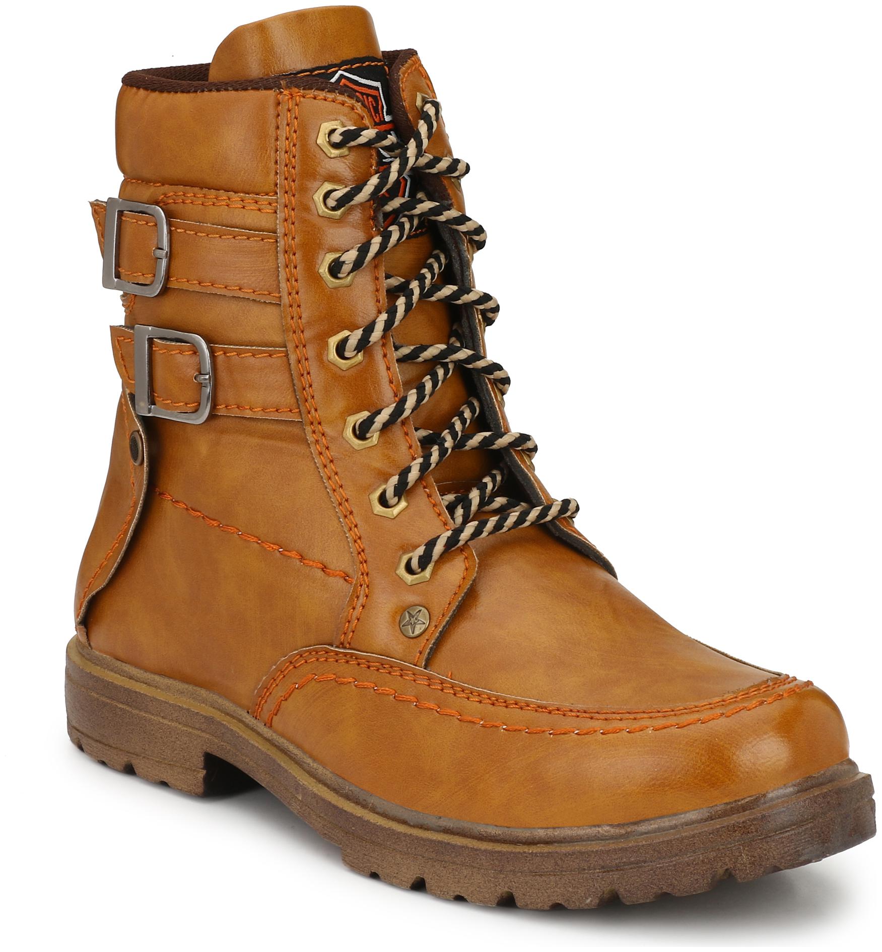 

Big Fox Men Tan Ankle Boots - BFS 343 TAN 9