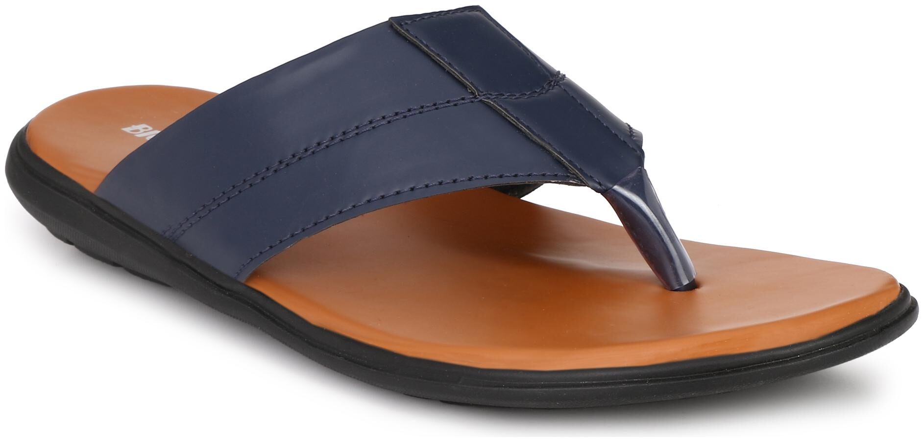 

Big Fox Men s Panelled Thong-Strap Flip Flop Slipper Chappal
