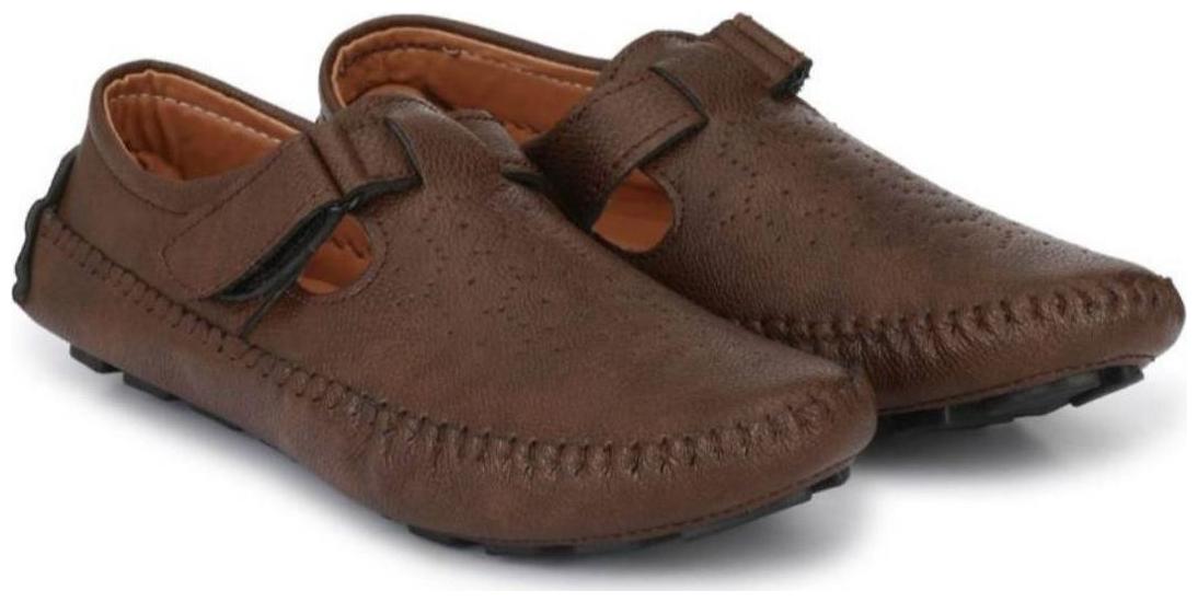 

Big Fox Roman Sandal Monk Strap For Men (Brown)