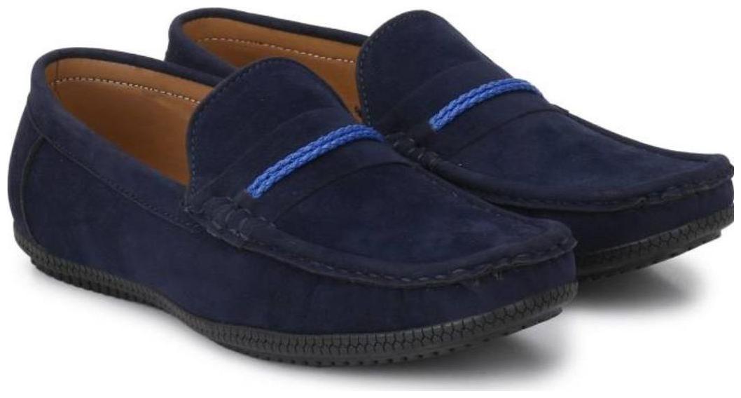 

Big Fox Men Navy Blue Loafers