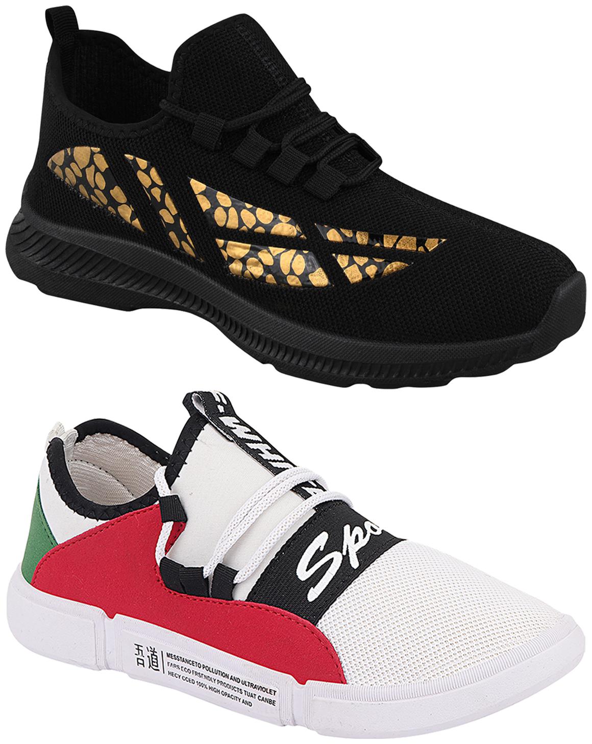 

Birde Men Black Casual Shoes - BRD-436-CHAMPION-22-RED