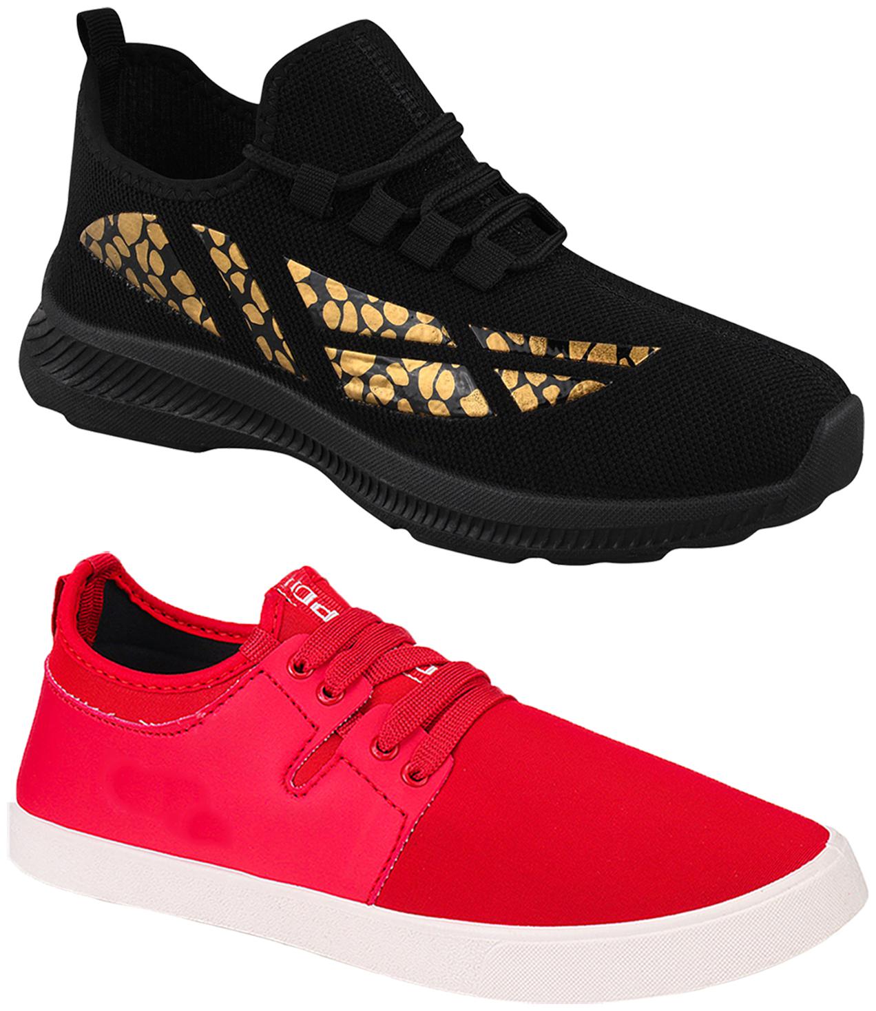 

Birde Men Black Casual Shoes - BRD-436-AUDI-1-RED
