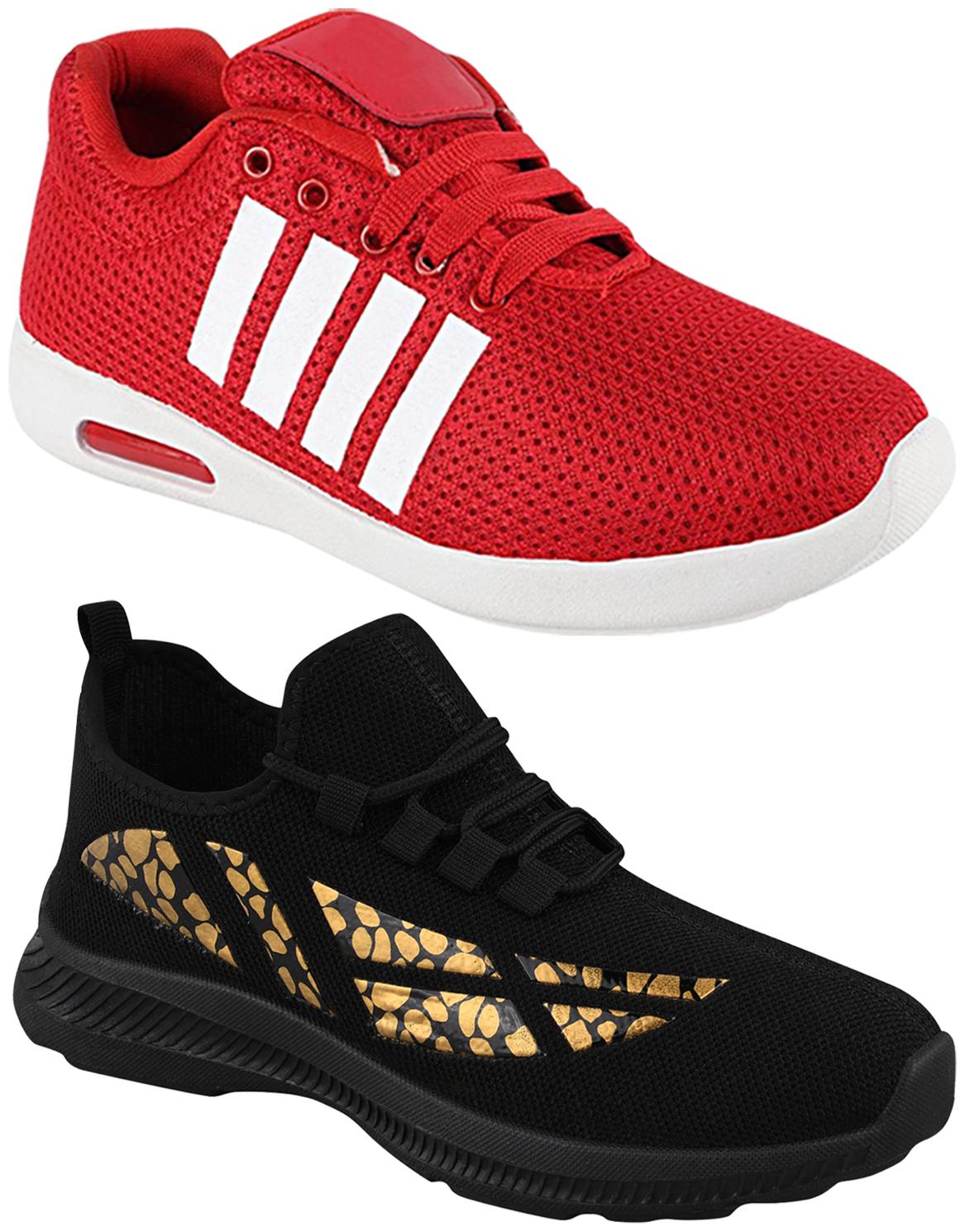 

Birde Men Black Casual Shoes - BRD-436-304-RED