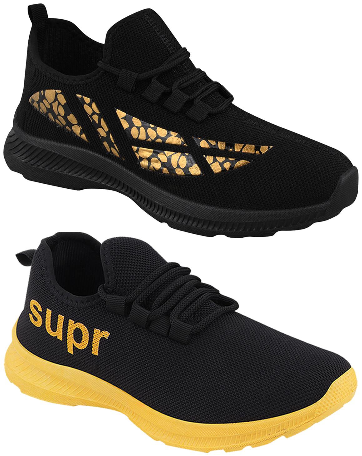 

Birde Men Black Casual Shoes - BRD-436-317-YLW