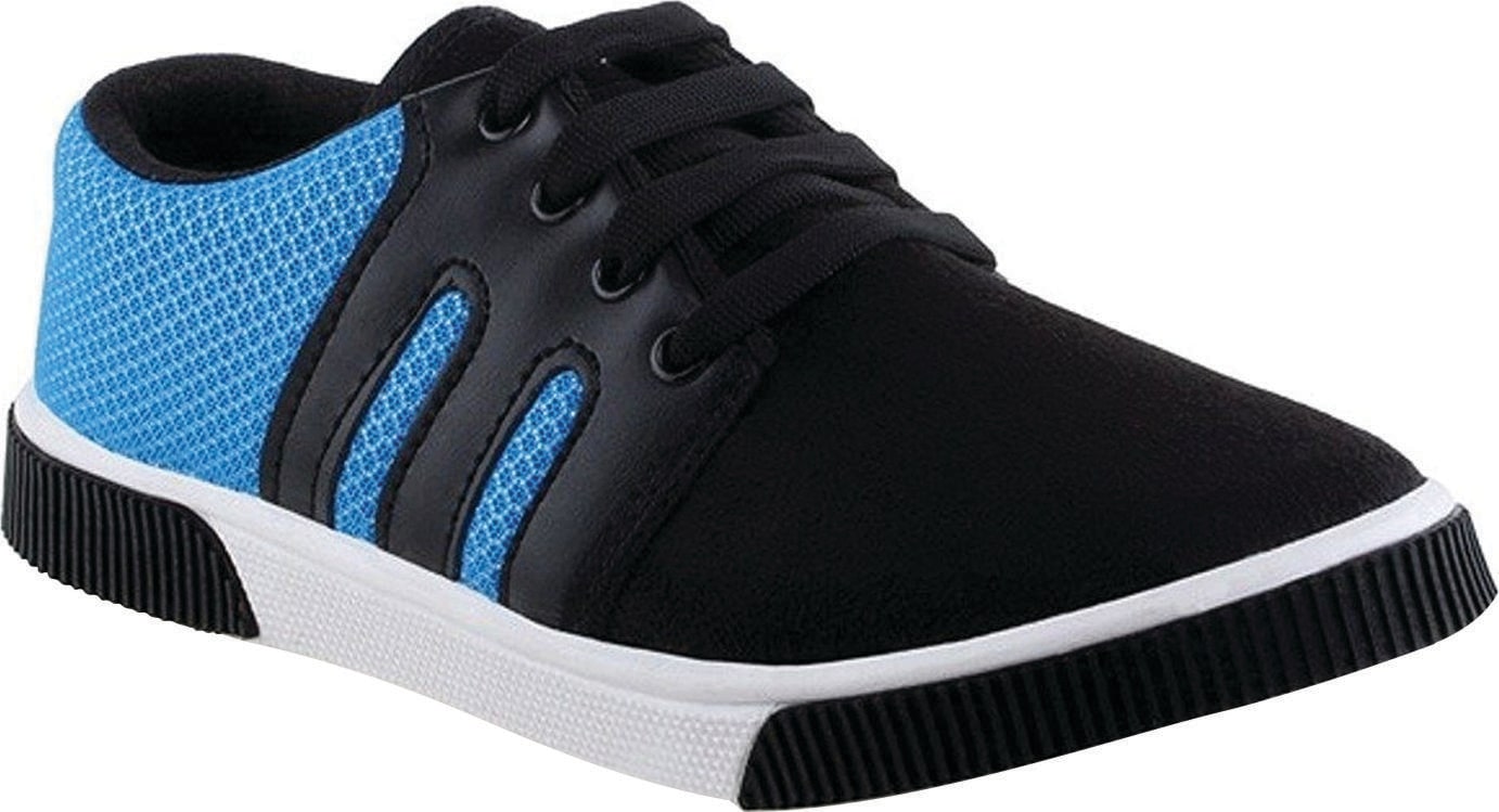

Birde Black Black Lace-up Canvas Casual Shoes For Men