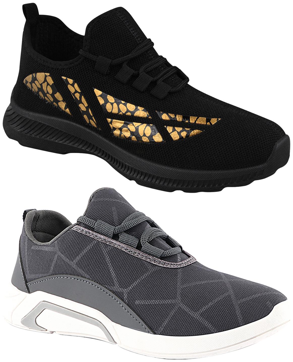 

Birde Men Black Casual Shoes - BRD-436-300-GRY