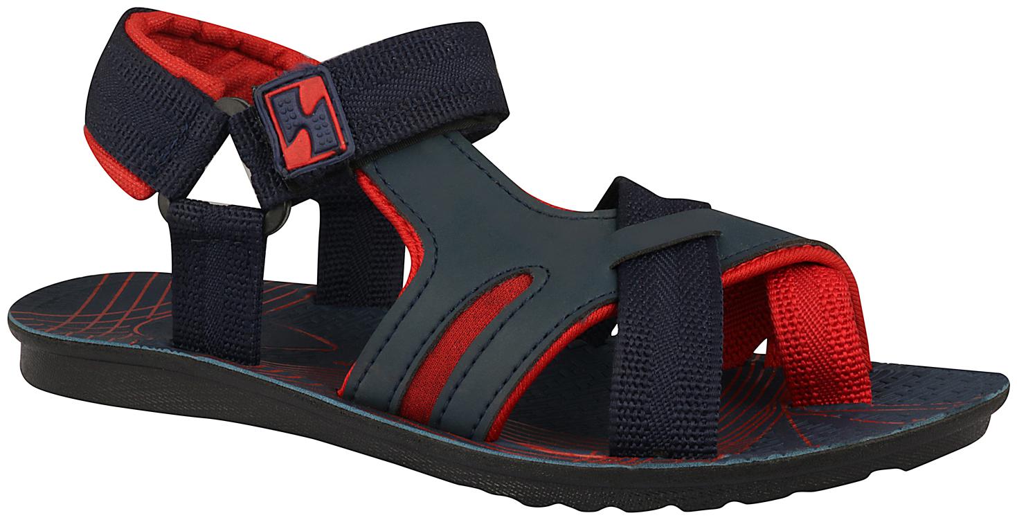 

Birde Blue Red Fancy Sandal For Men