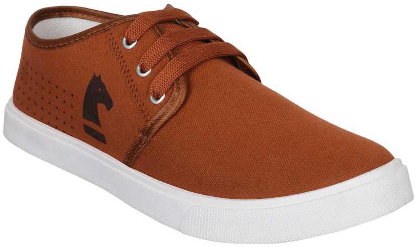 

Birde Brown Canvas Casual Shoes