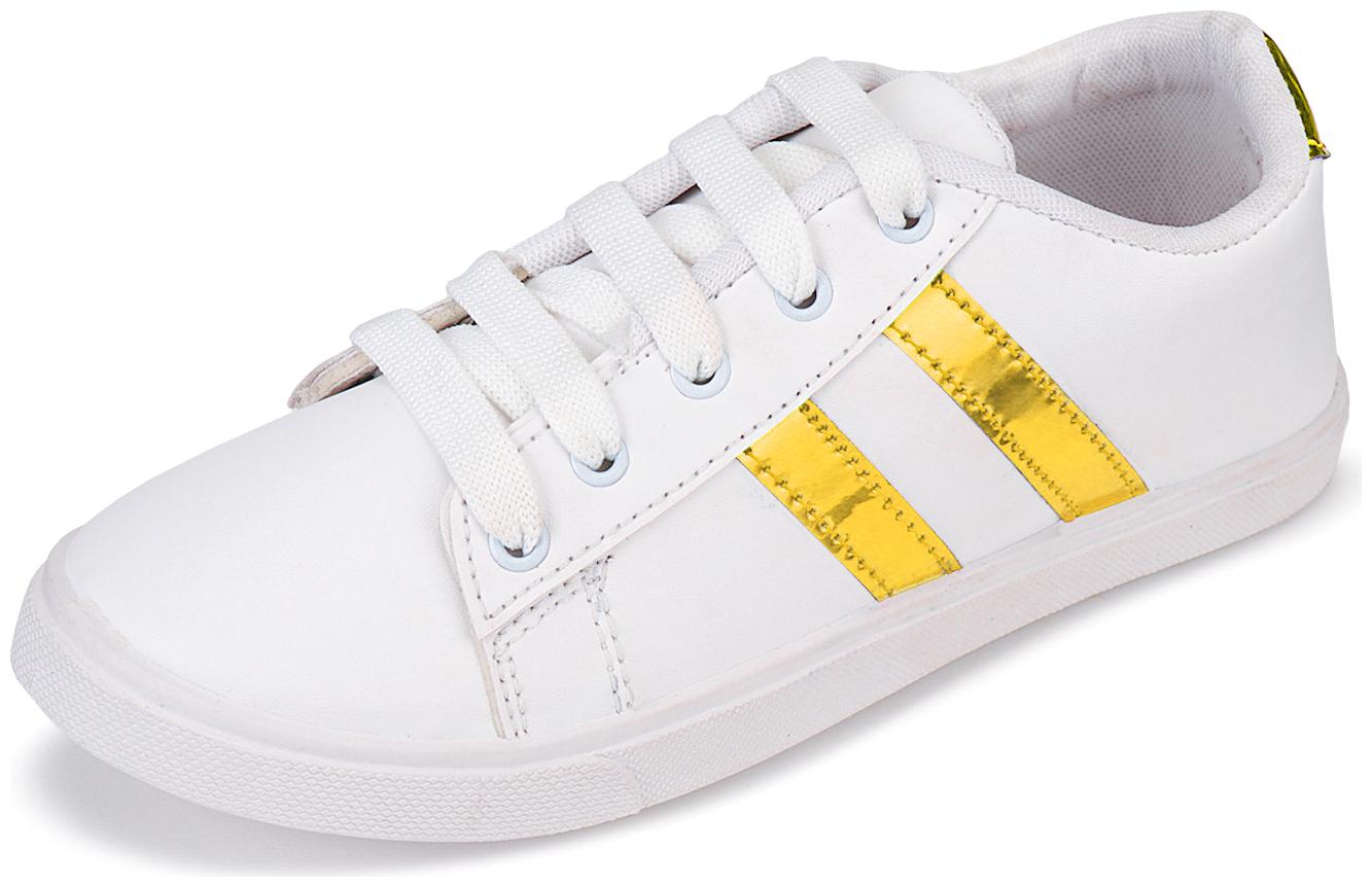 

Birde Women Gold Sneakers