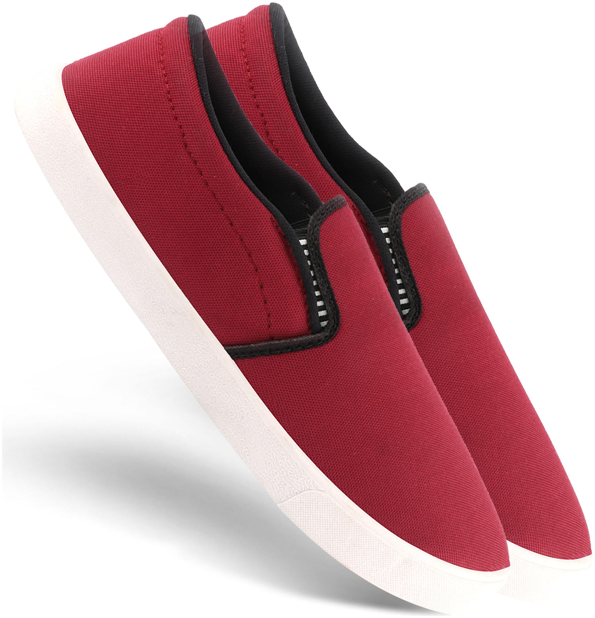 

Birde Maroon Canvas Casual Shoes