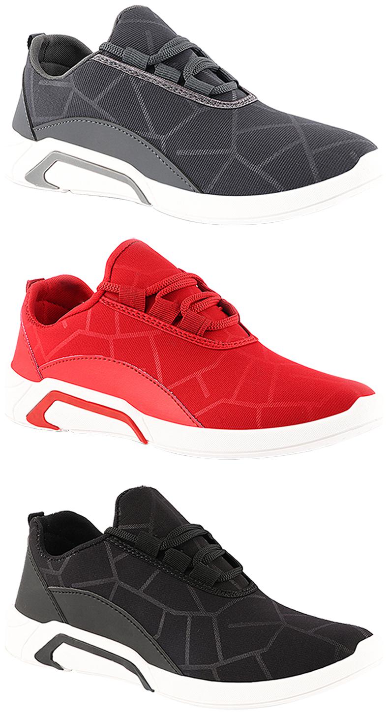 

Birde Men Multi-Color Casual Shoes - BRD-300-BLK BRD-300-GRY BRD-300-RED 9