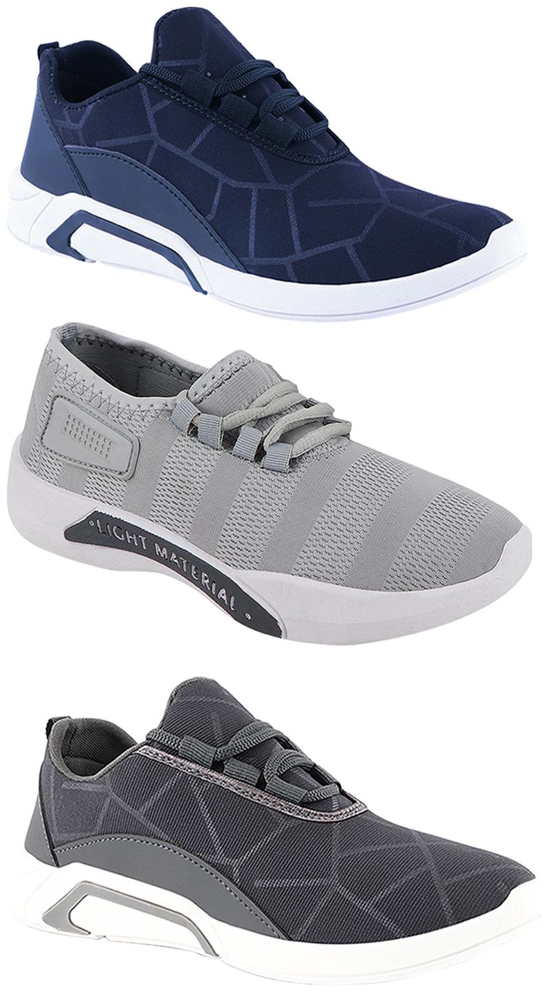 

Birde Men Multi-Color Casual Shoes - BRD-300-BLU BRD-300-GRY BRD-301-GRY 7