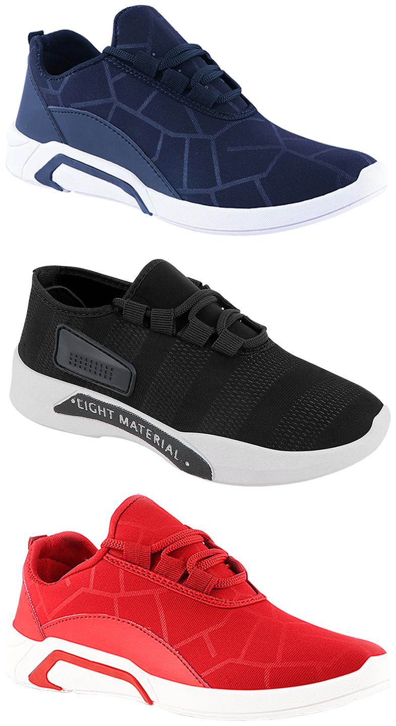 

Birde Men Multi-Color Casual Shoes - BRD-300-BLU BRD-300-RED BRD-301-BLK 6