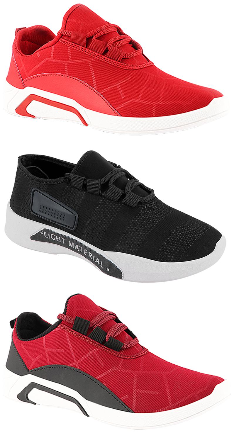 

Birde Men Multi-Color Casual Shoes - BRD-300-CHRY BRD-300-RED BRD-301-BLK 6