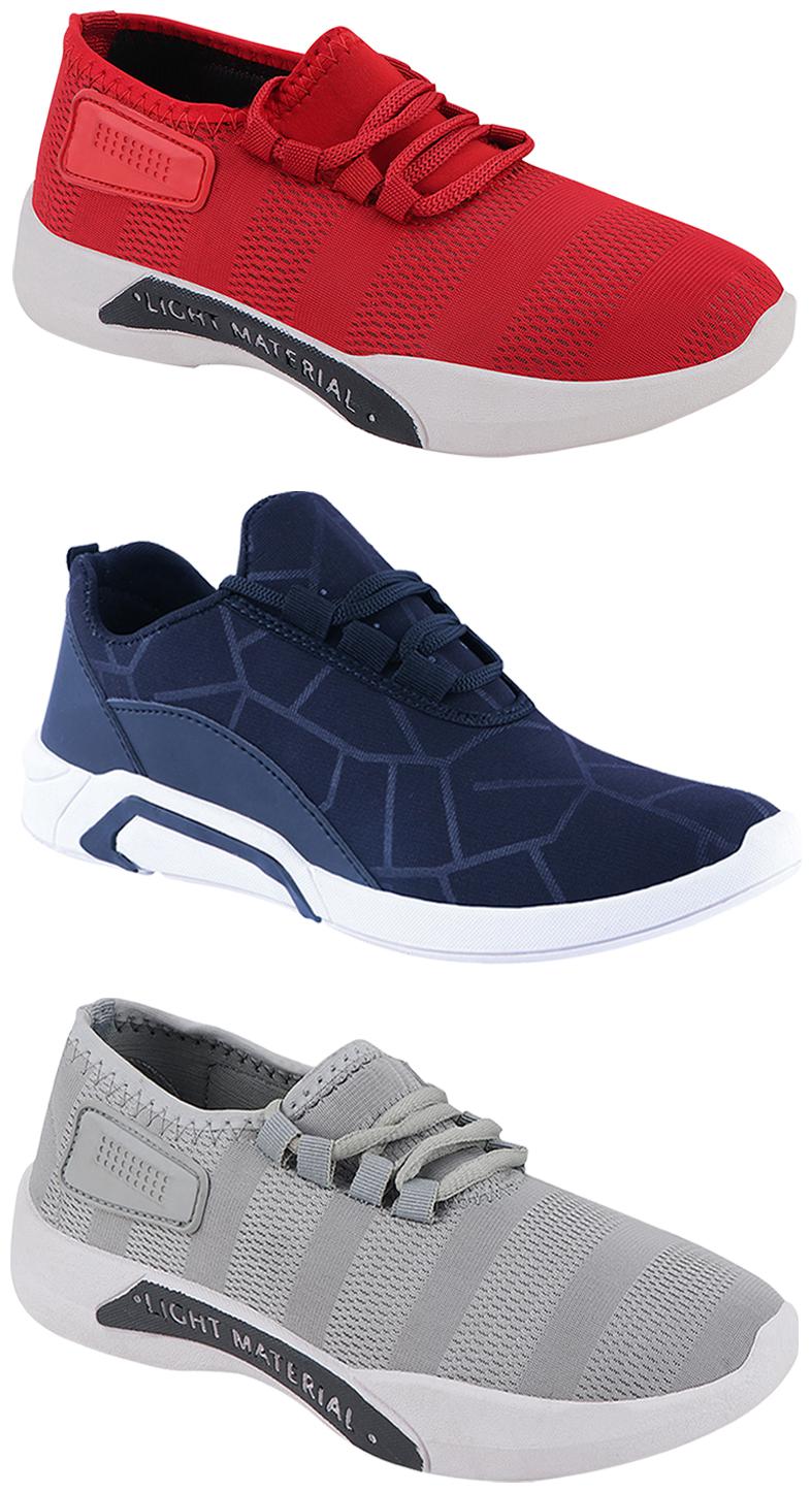 

Birde Men Multi-Color Casual Shoes - BRD-300-BLU BRD-301-GRY BRD-301-RD 7