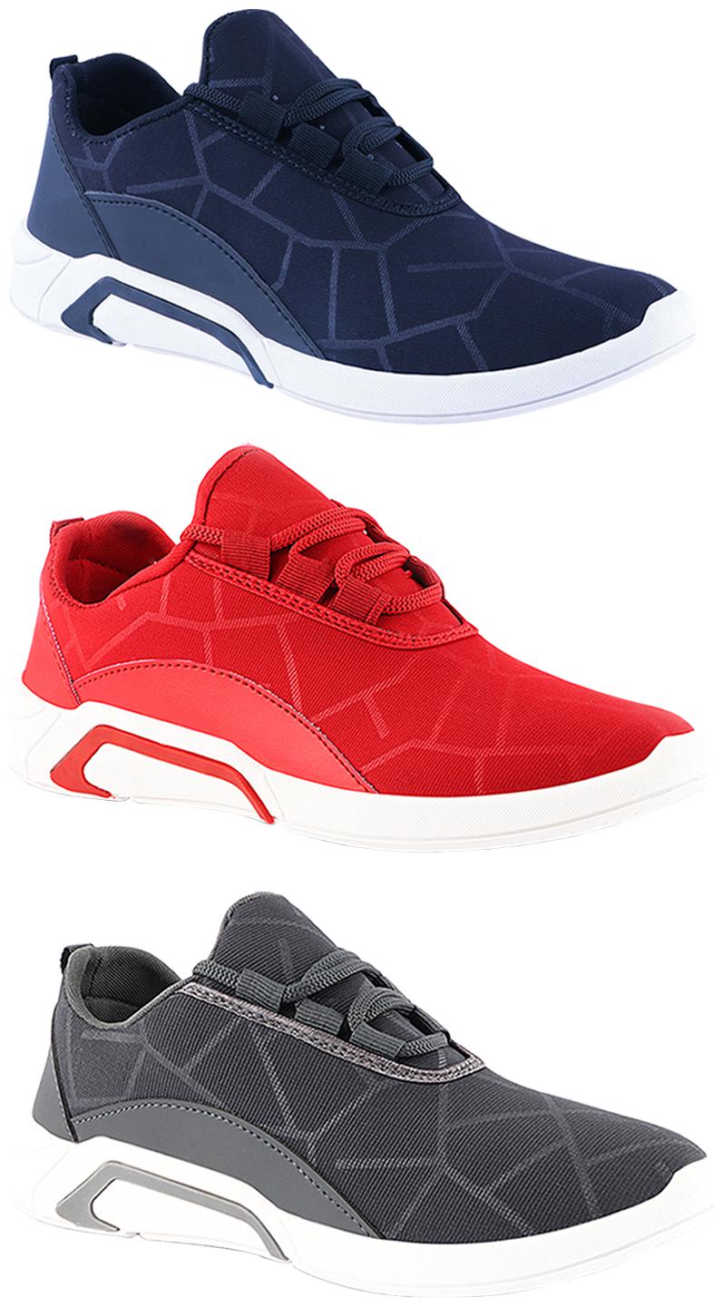 

Birde Men Multi-Color Casual Shoes - BRD-300-BLU BRD-300-GRY BRD-300-RED 10