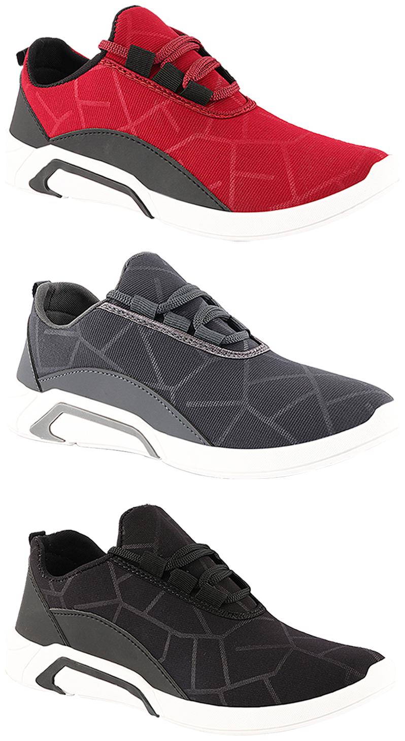 

Birde Men Multi-Color Casual Shoes - BRD-300-BLK BRD-300-CHRY BRD-300-GRY 7