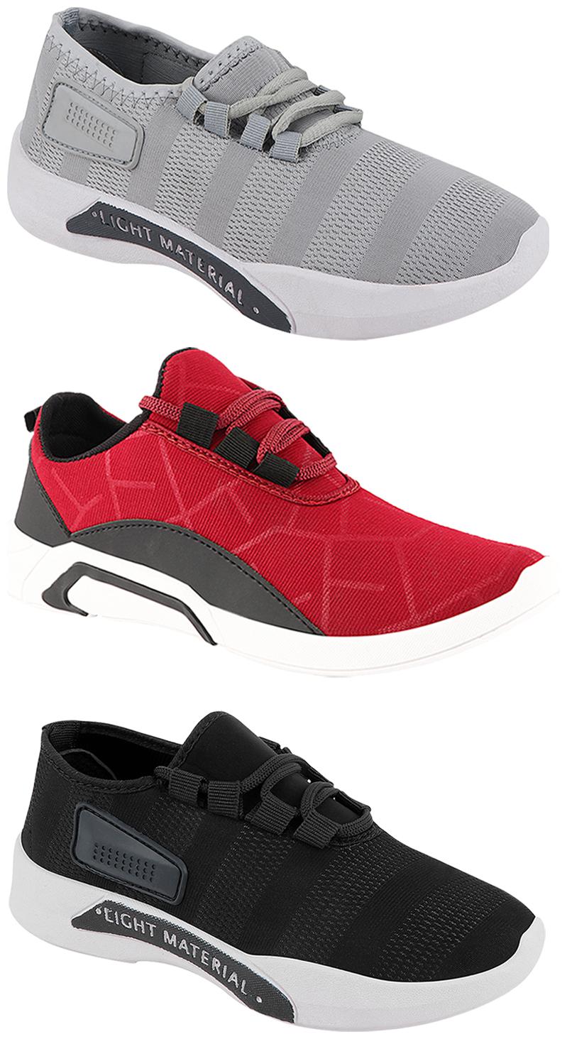 

Birde Men Multi-Color Casual Shoes - BRD-300-CHRY BRD-301-BLK BRD-301-GRY 6