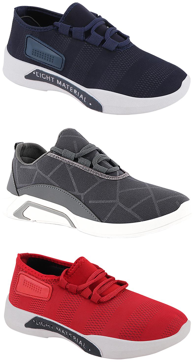 

Birde Men Multi-Color Casual Shoes - BRD-300-GRY BRD-301-BLU BRD-301-RD 8