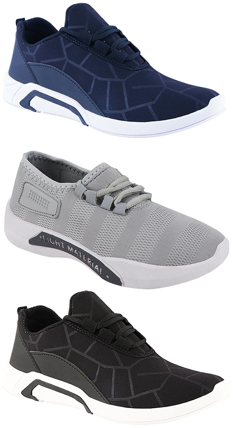 

Birde Men Multi-Color Casual Shoes - BRD-300-BLK BRD-300-BLU BRD-301-GRY 10
